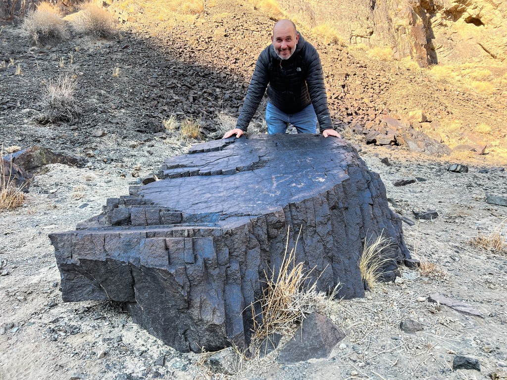 Prague Zoo’s director Miroslav Bobek at the site of the discovery in the foothills of the Altai Mountains. Photo: Prague Zoo archive Prague Zoo’s director Miroslav Bobek at the site of the discovery in the foothills of the Altai Mountains. Photo: Prague Zoo archive