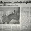 Vystřižek z novinThe mongol messenger